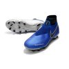 Nike Phantom Vision Elite DF FG Azul Plata